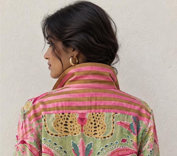 Jungle Queen Over-Sized Printed Shirt