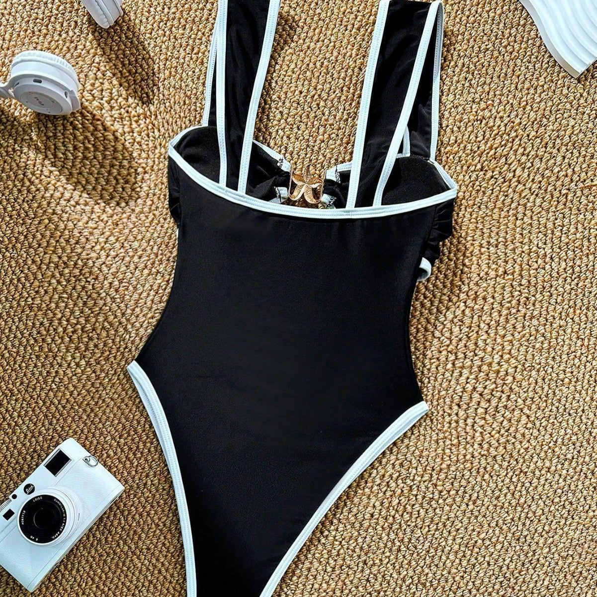 Midnight Tide Cut-Out Swimsuit