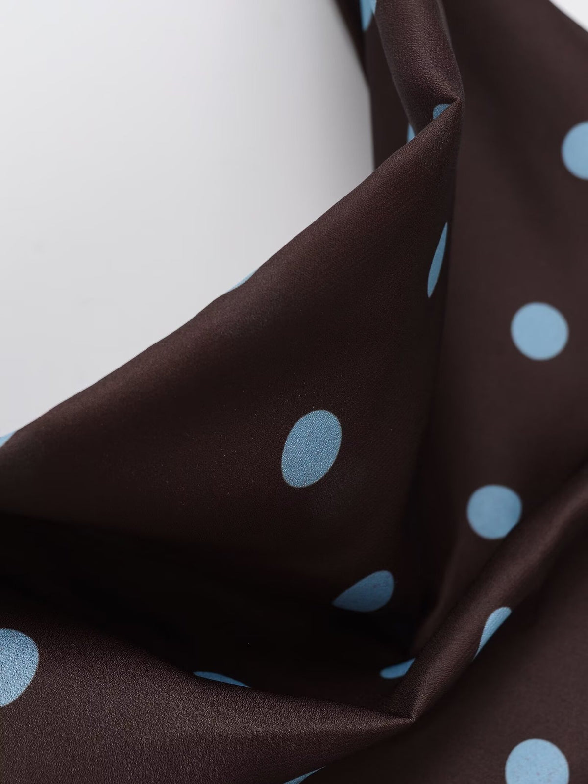 Polka Dot Cowl Neck Top