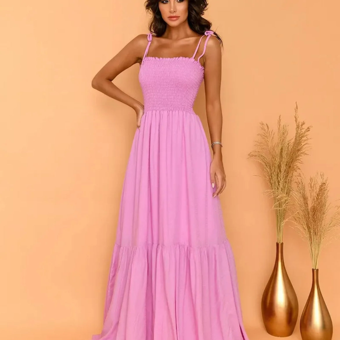 Smocked Maxi Dress