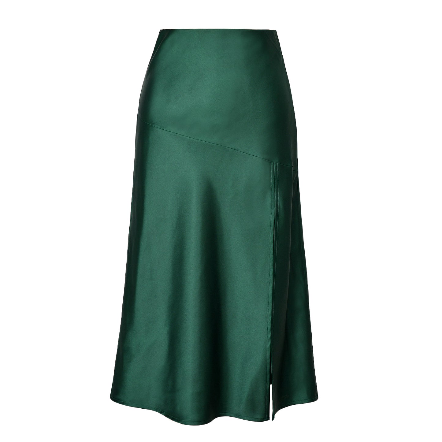 Satin Midi Skirt