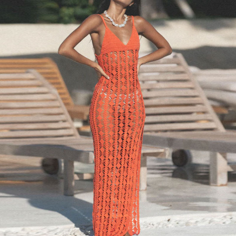 Hollow Out Beach Cover Up