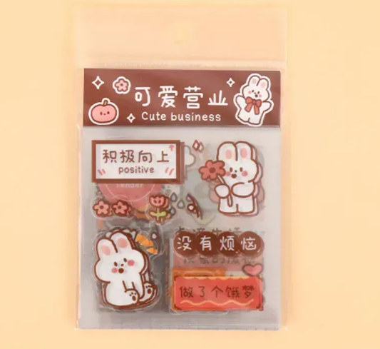Cute Kawaii PET Stickers