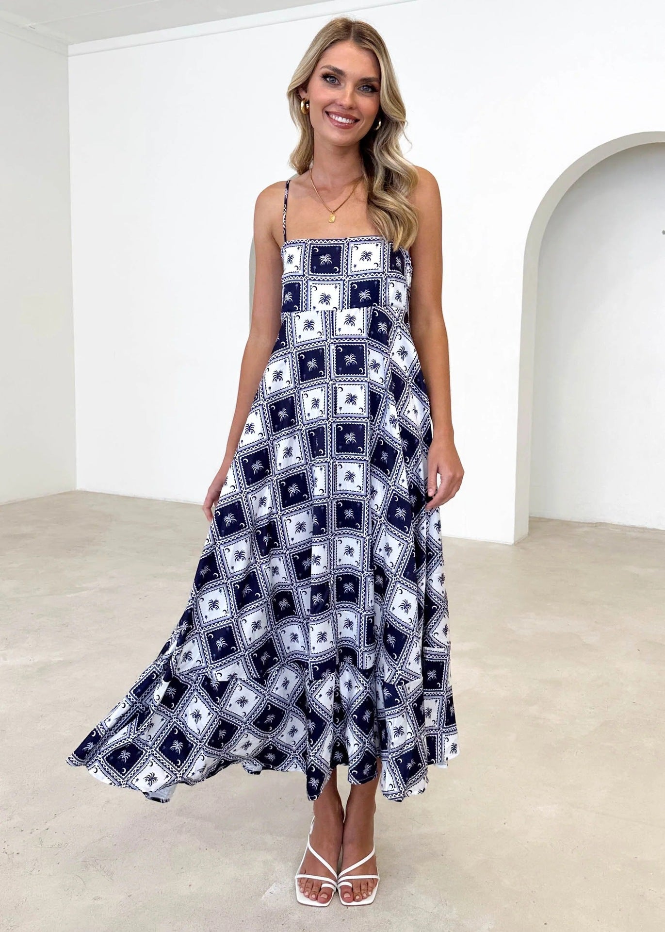 Printed Maxi Dress