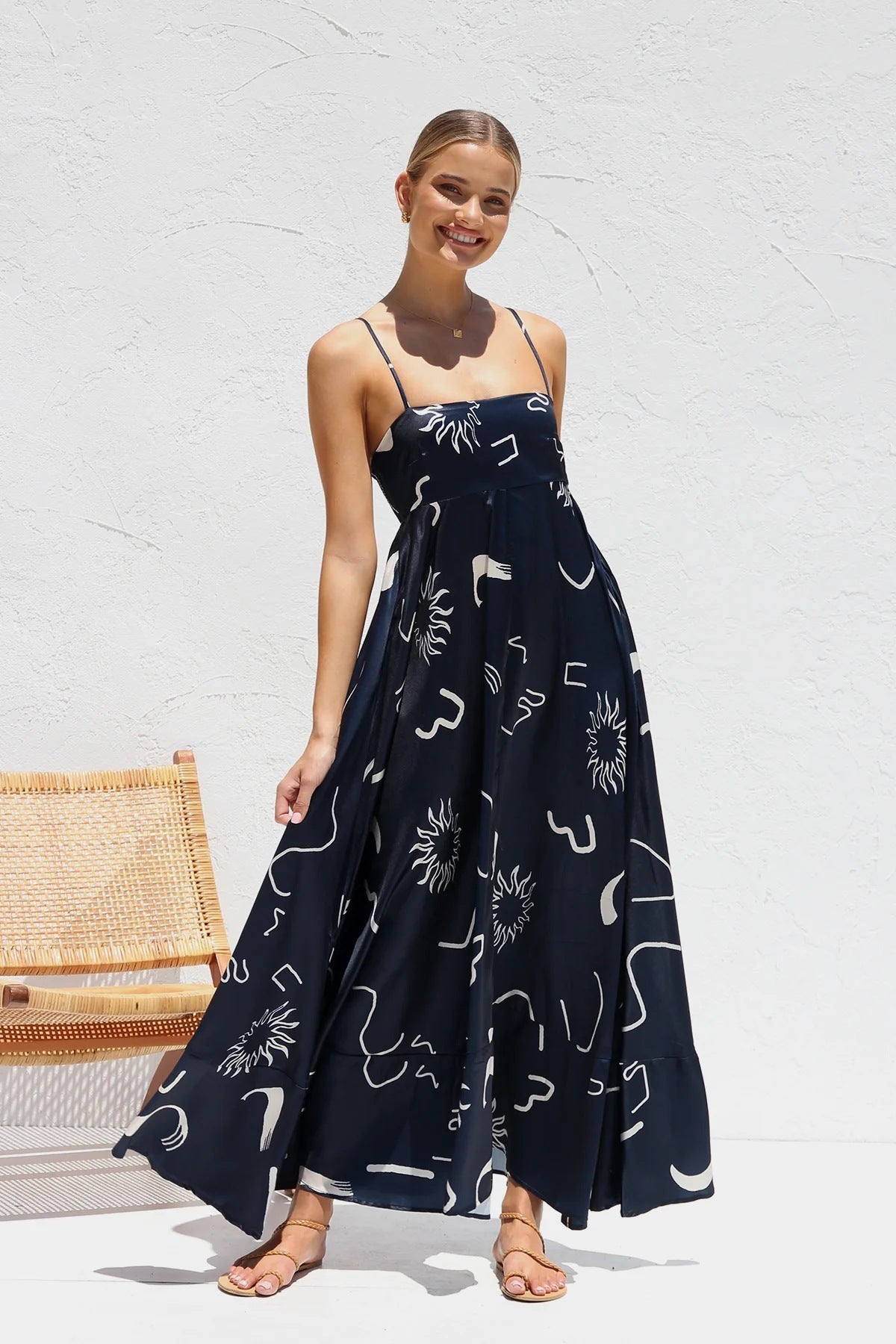 Printed Maxi Dress