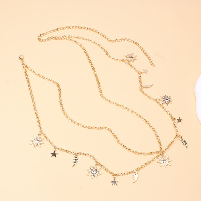 Sun Moon and Stars Chain Belt