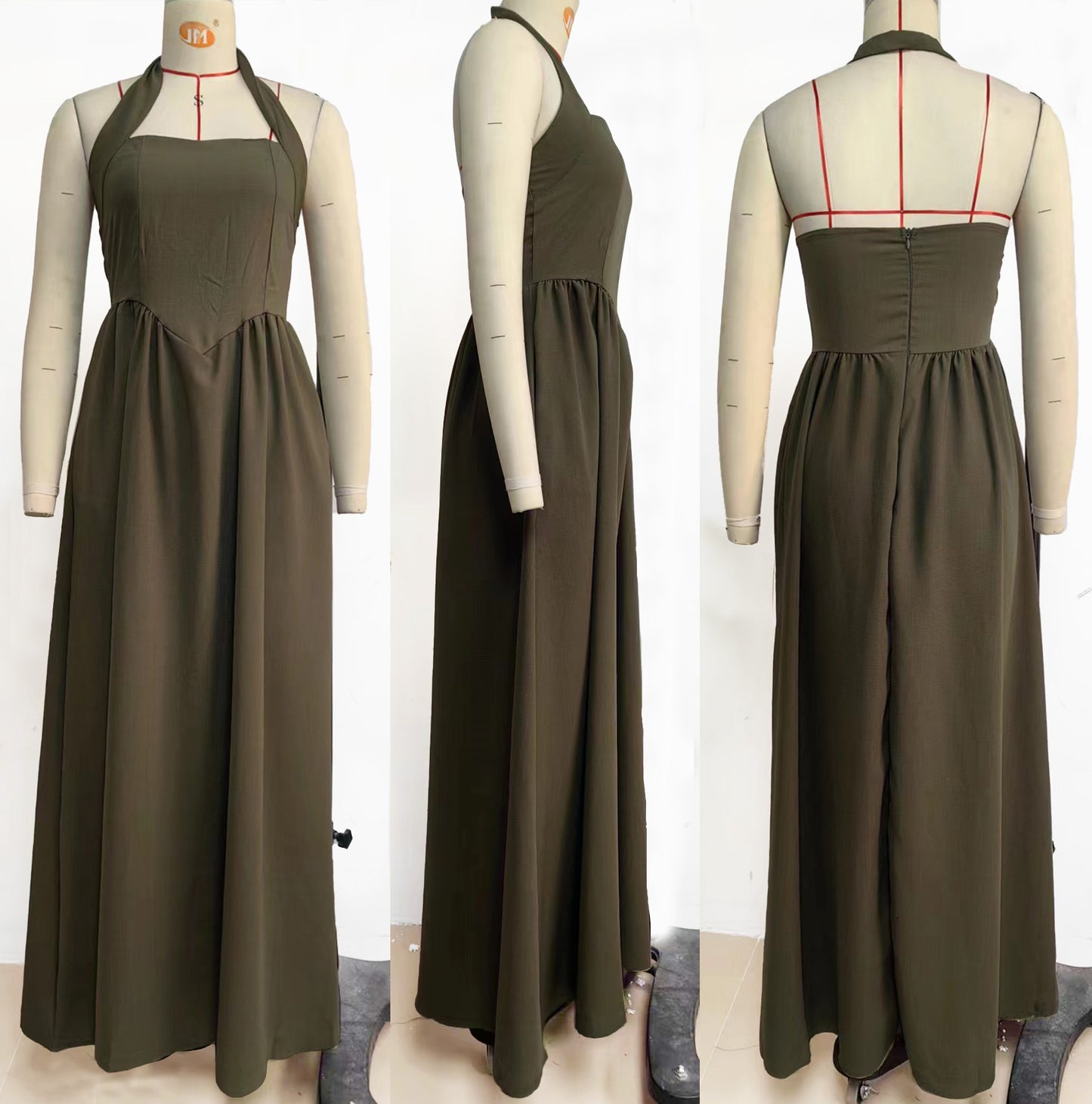 Halter Neck Maxi Dress