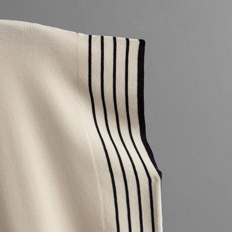 Striped Knit Pant Set