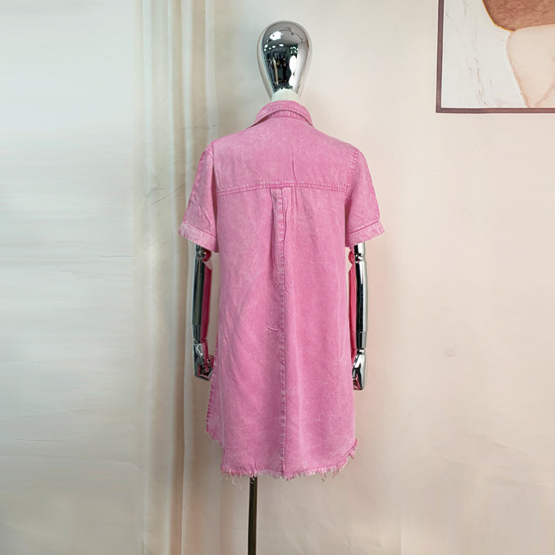 Denim Shift Dress