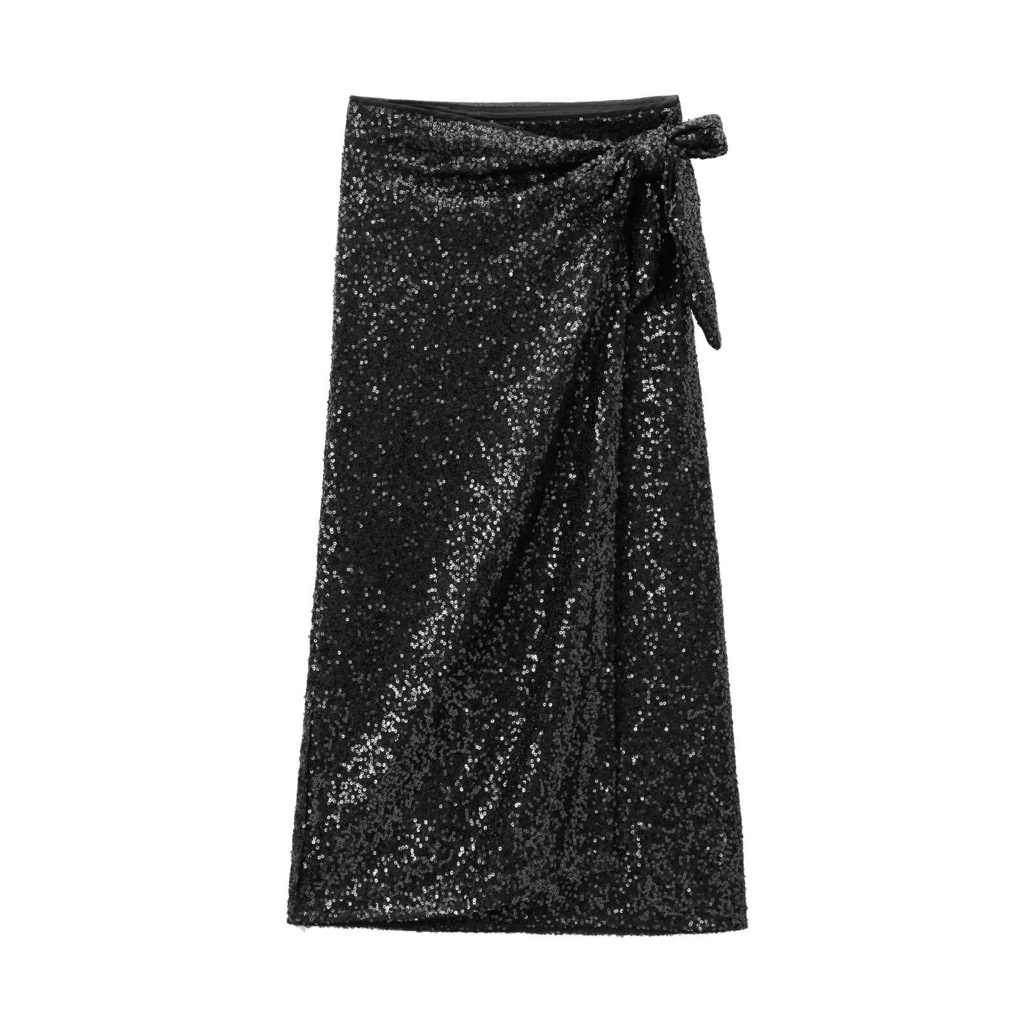 Sequin Wrap Around Skirt