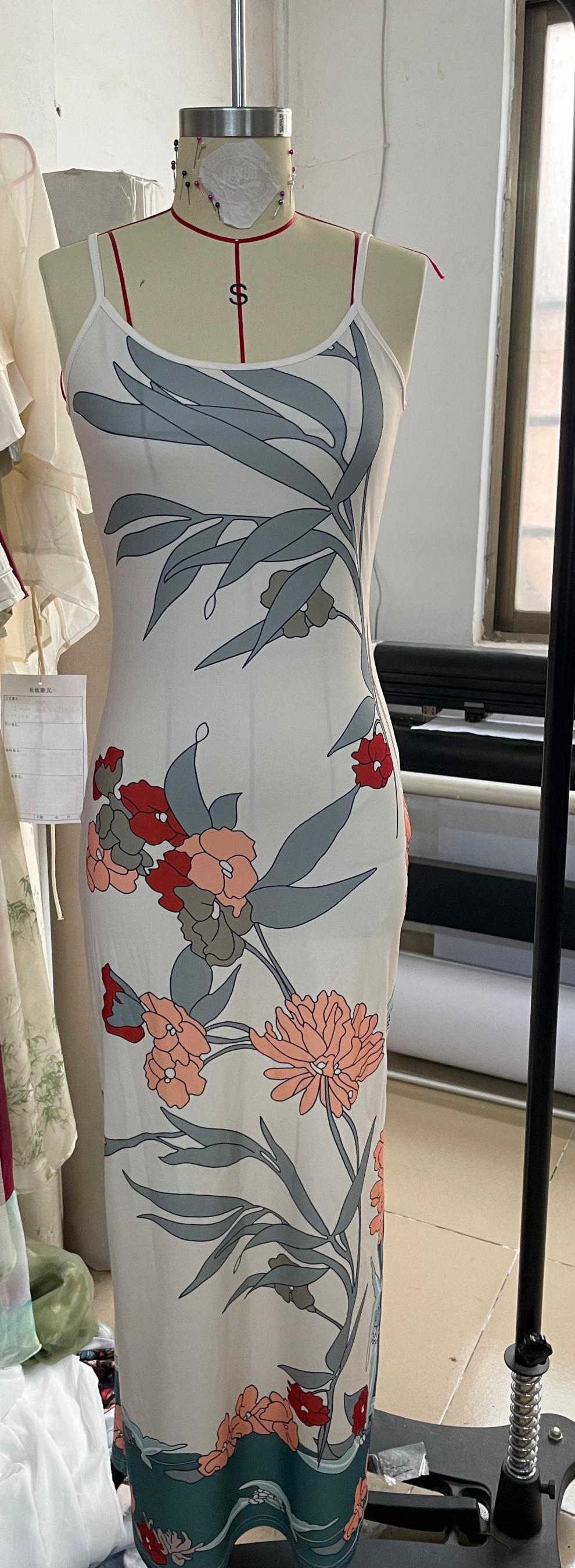 Floral Printed Maxi Dress