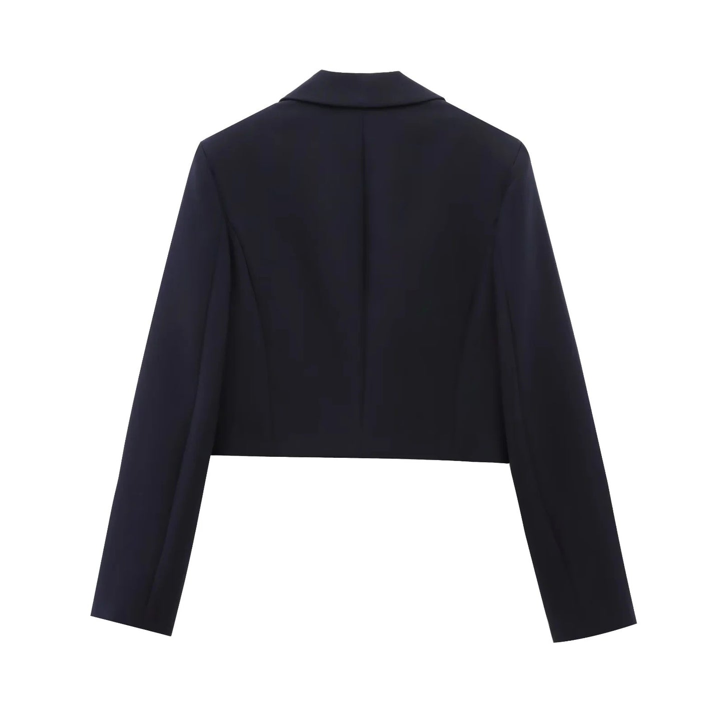 Black cropped blazer