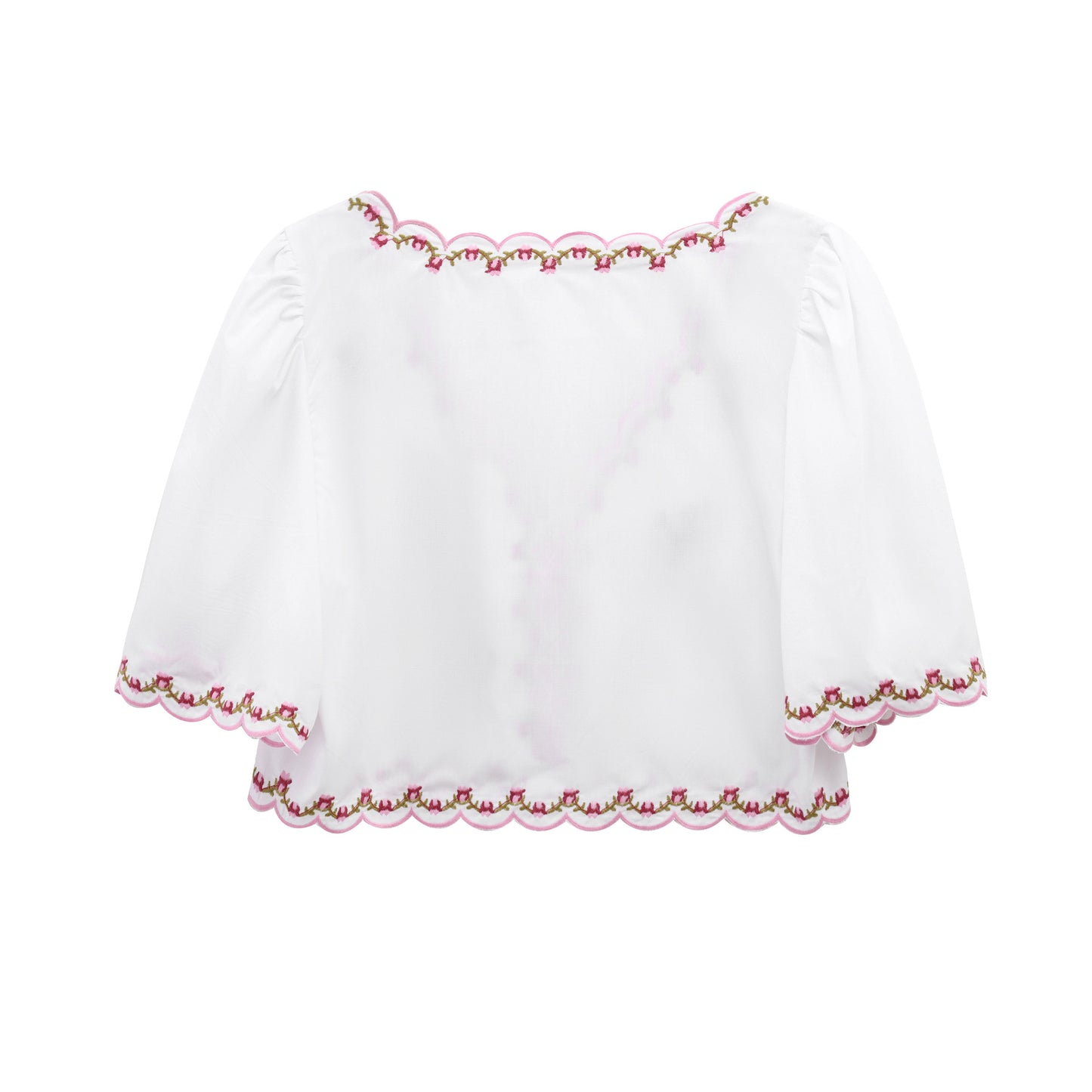 Blossom Tie-Front Crop Top