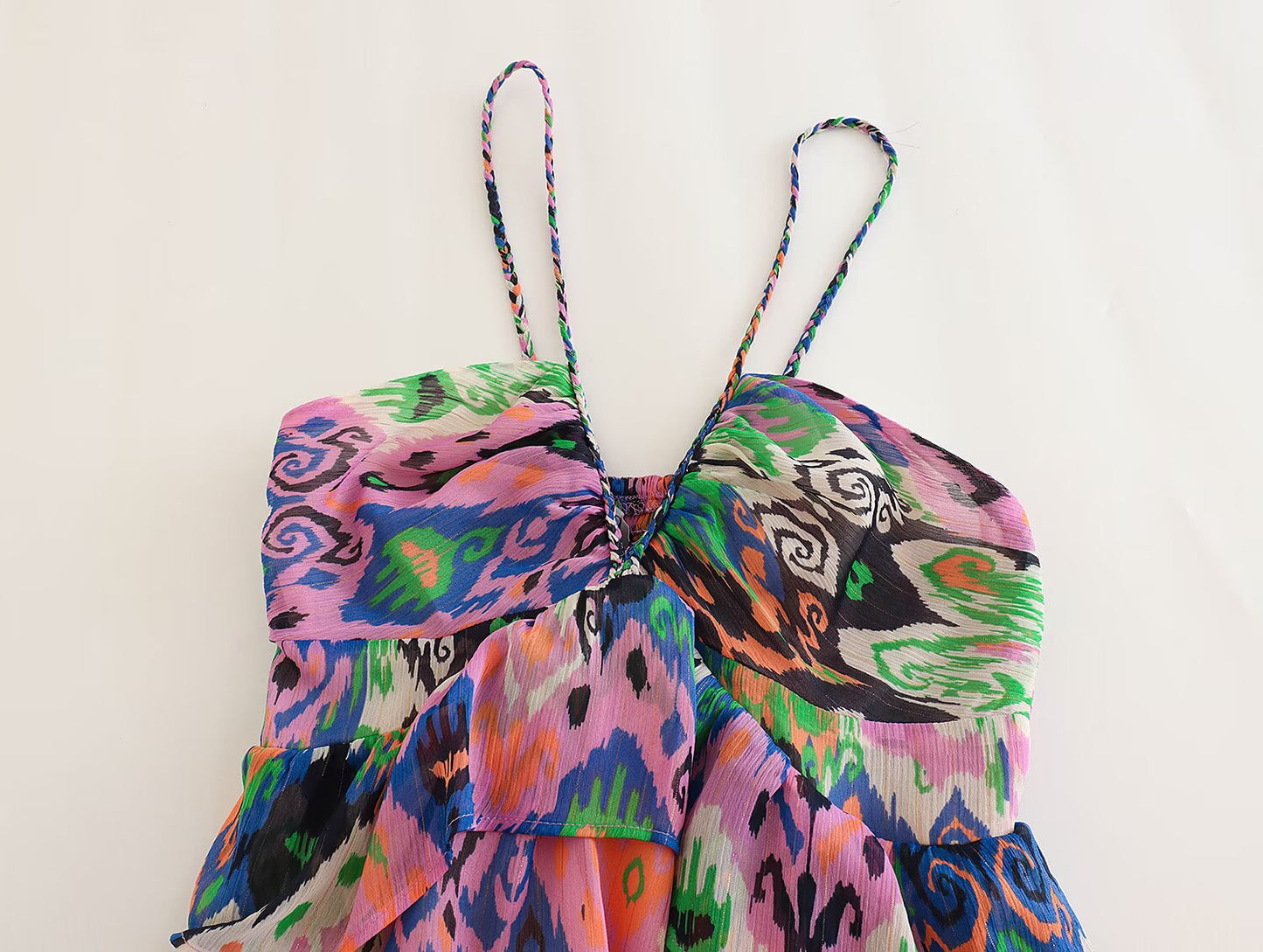 Island Dream Ruffled Mini Dress
