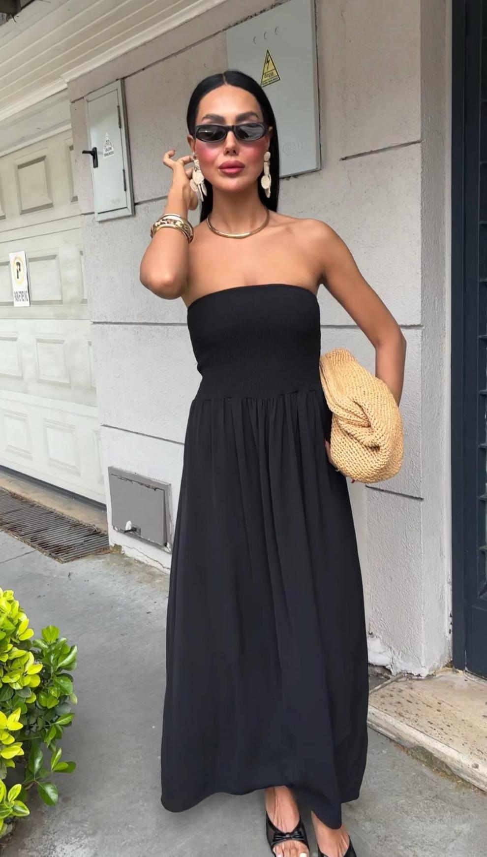 Strapless Maxi Dress