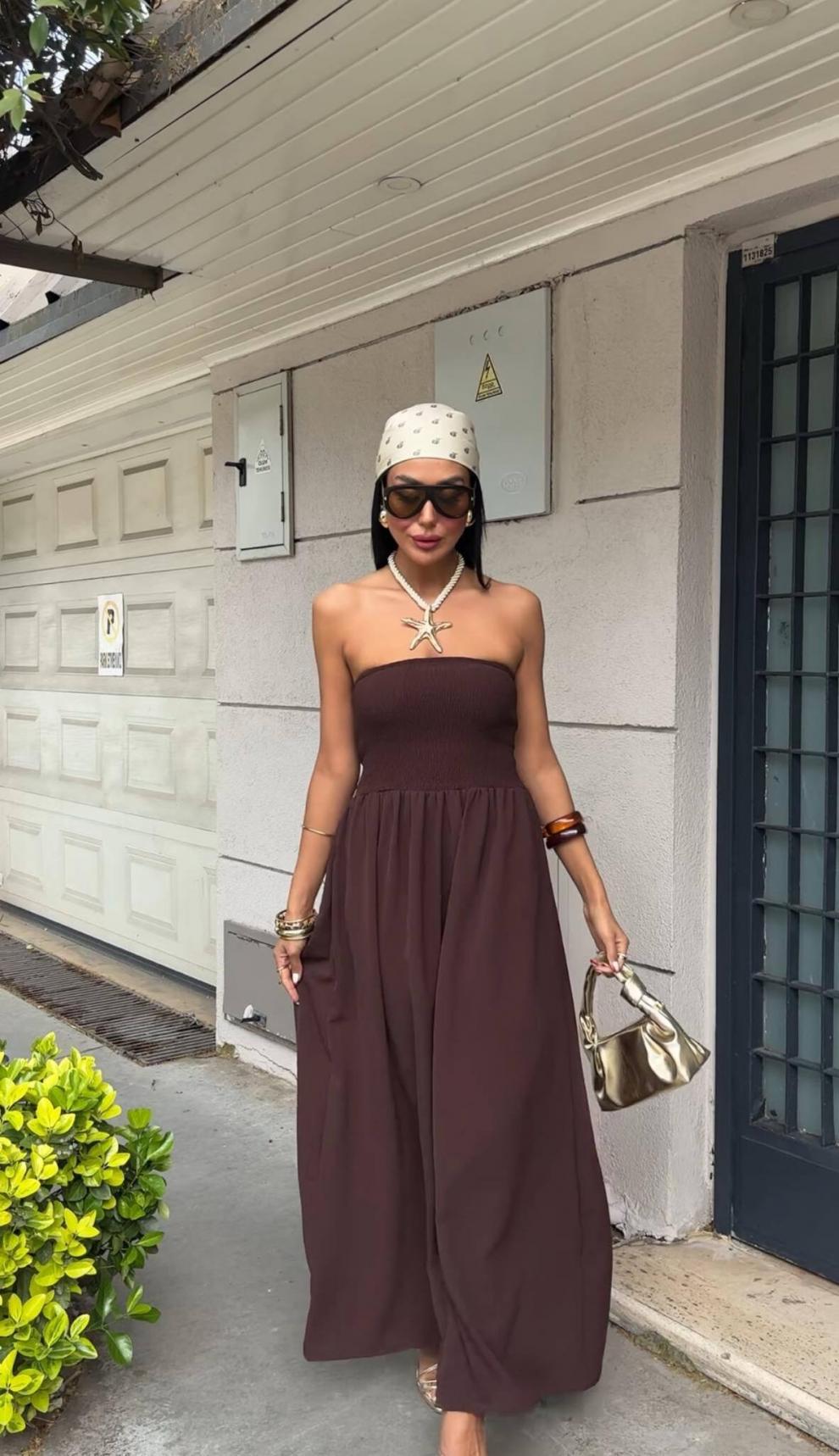Strapless Maxi Dress