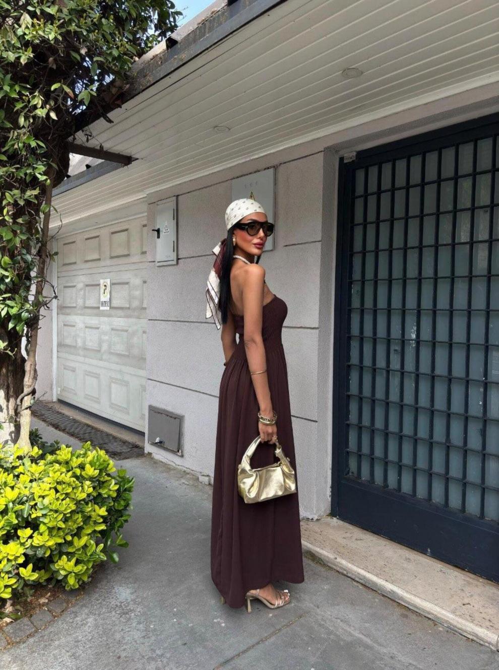 Strapless Maxi Dress