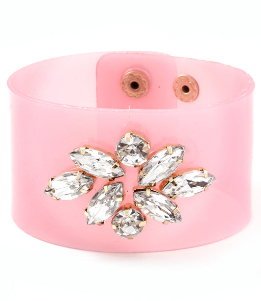 It's A Sparkle Party Pink Jelly Cuff