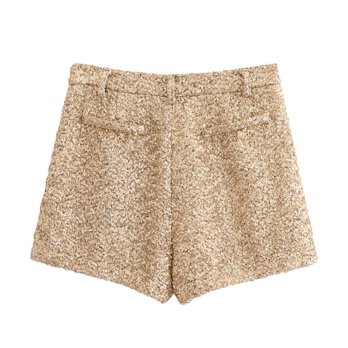 Gold Sequin Shorts