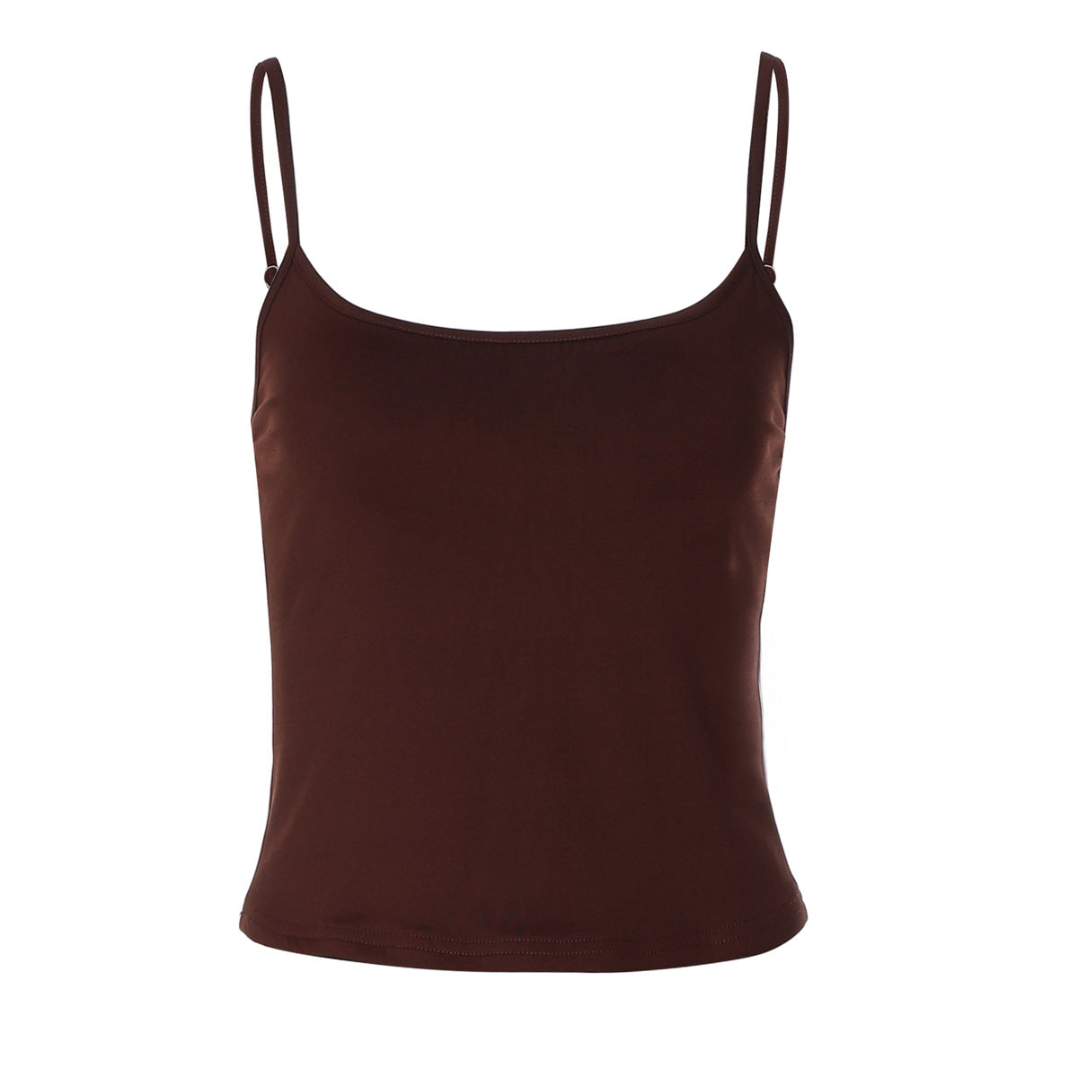 Chocolate Brown Lace Trimmed Skirt Set