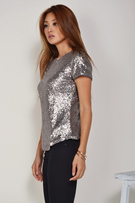 Shine Bright Sequin Top