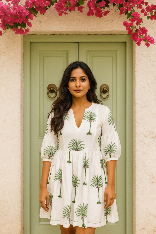 Two Palms Cotton Summer Dress
