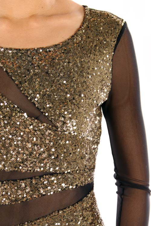 What A Fine Mesh Sequin Dress