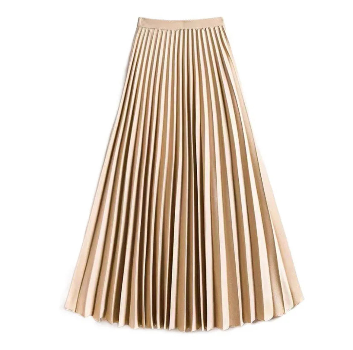 Pleated Midi Skirt
