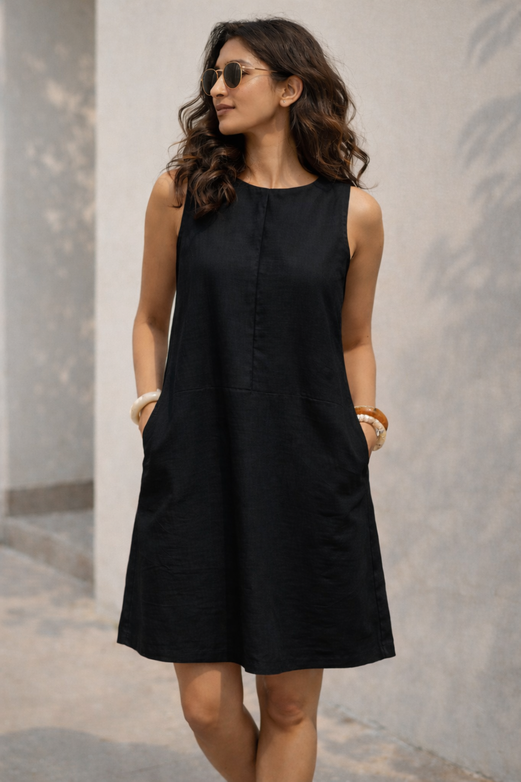 Sleeveless Shift Dress