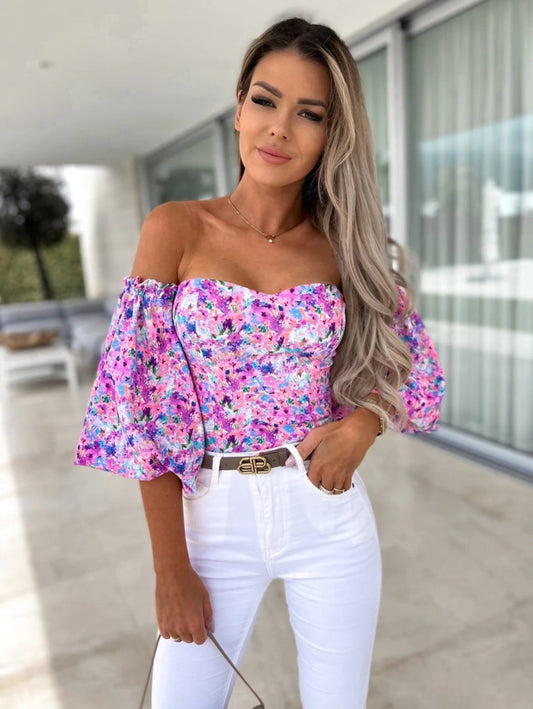 Floral Off Shoulder Top