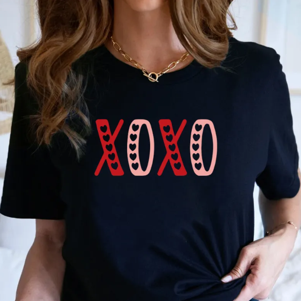 Navy Blue XOXO T Shirt