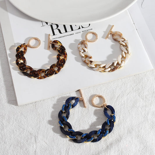 Acrylic Chain Link Bracelet