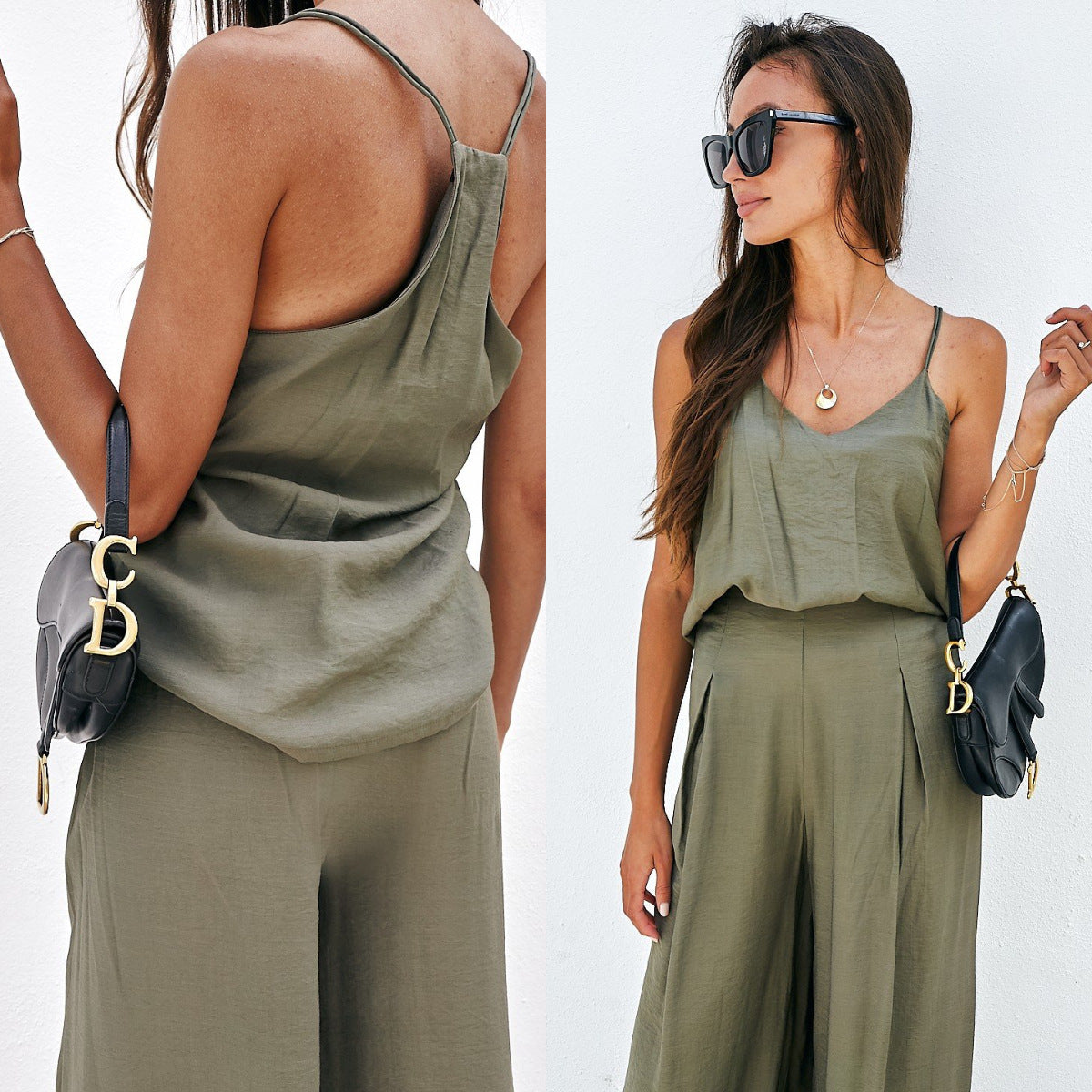 Olive Green Pant Set