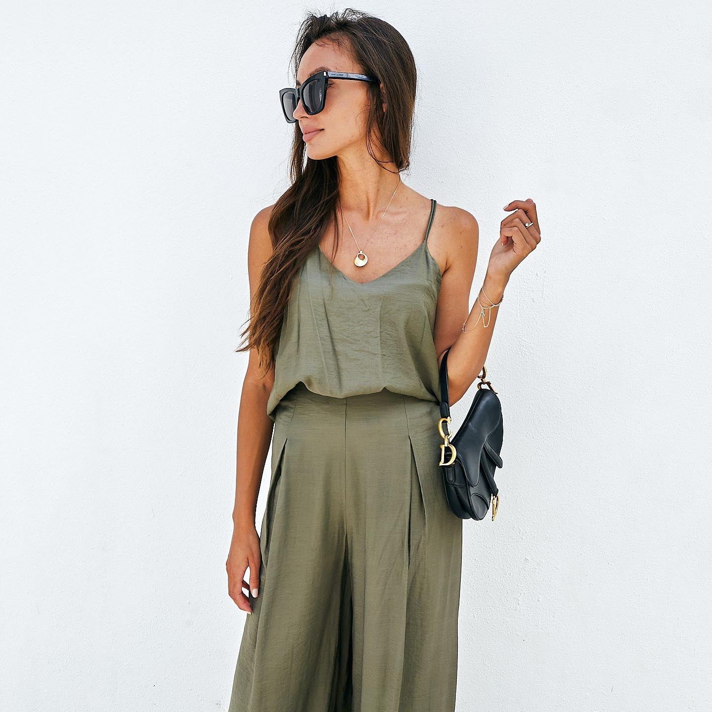 Olive Green Pant Set