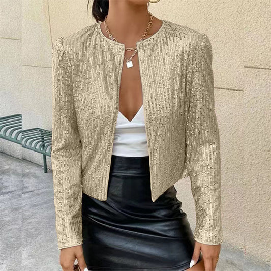 Cropped Sequin Jacket (Copy)