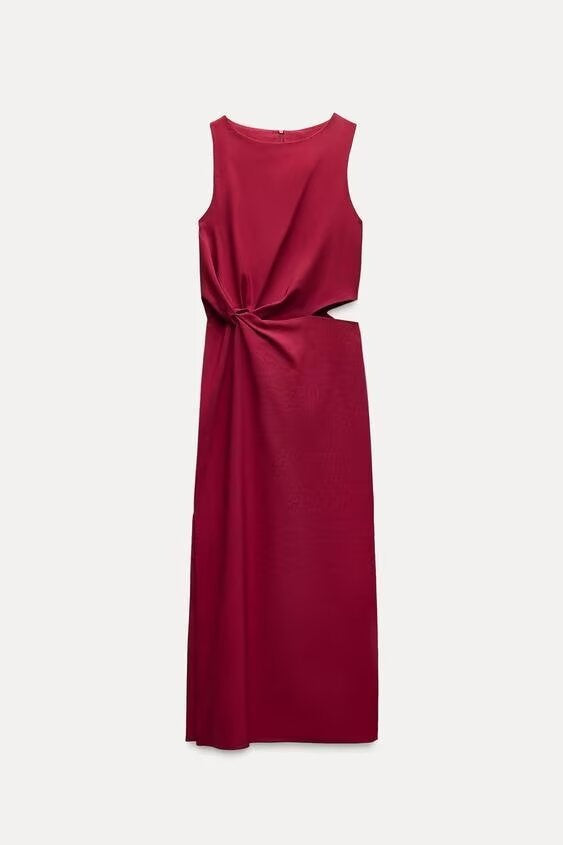 Sleeveless Cut-Out Maxi Dress