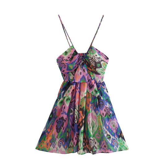 Island Dream Ruffled Mini Dress