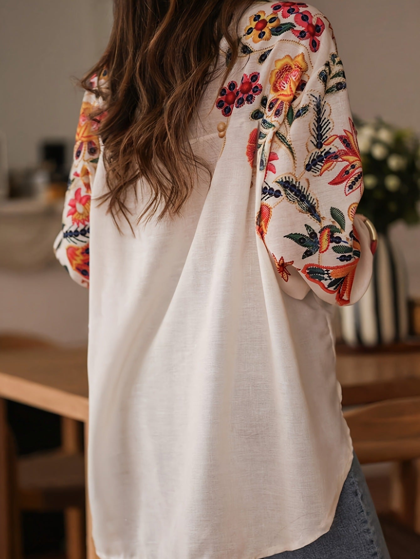 Digital Print Floral Shirt